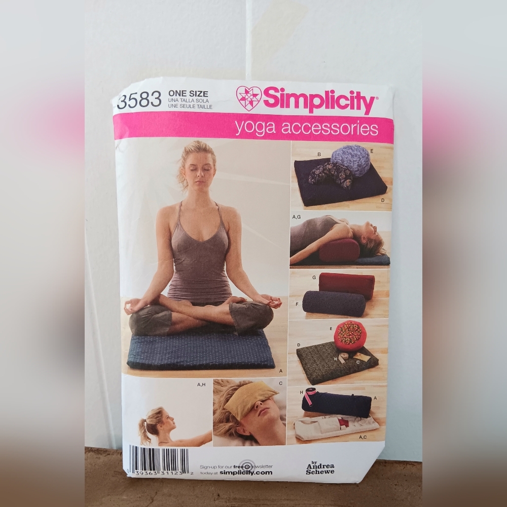 Simplicity Yoga Accessories Sewing Pattern